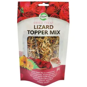 Pisces Food Topper Mix for Lizards 45g