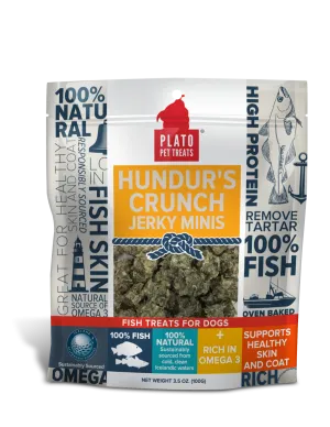 Plato Hundur’s Crunch Jerky Minis Fish Dog Treats