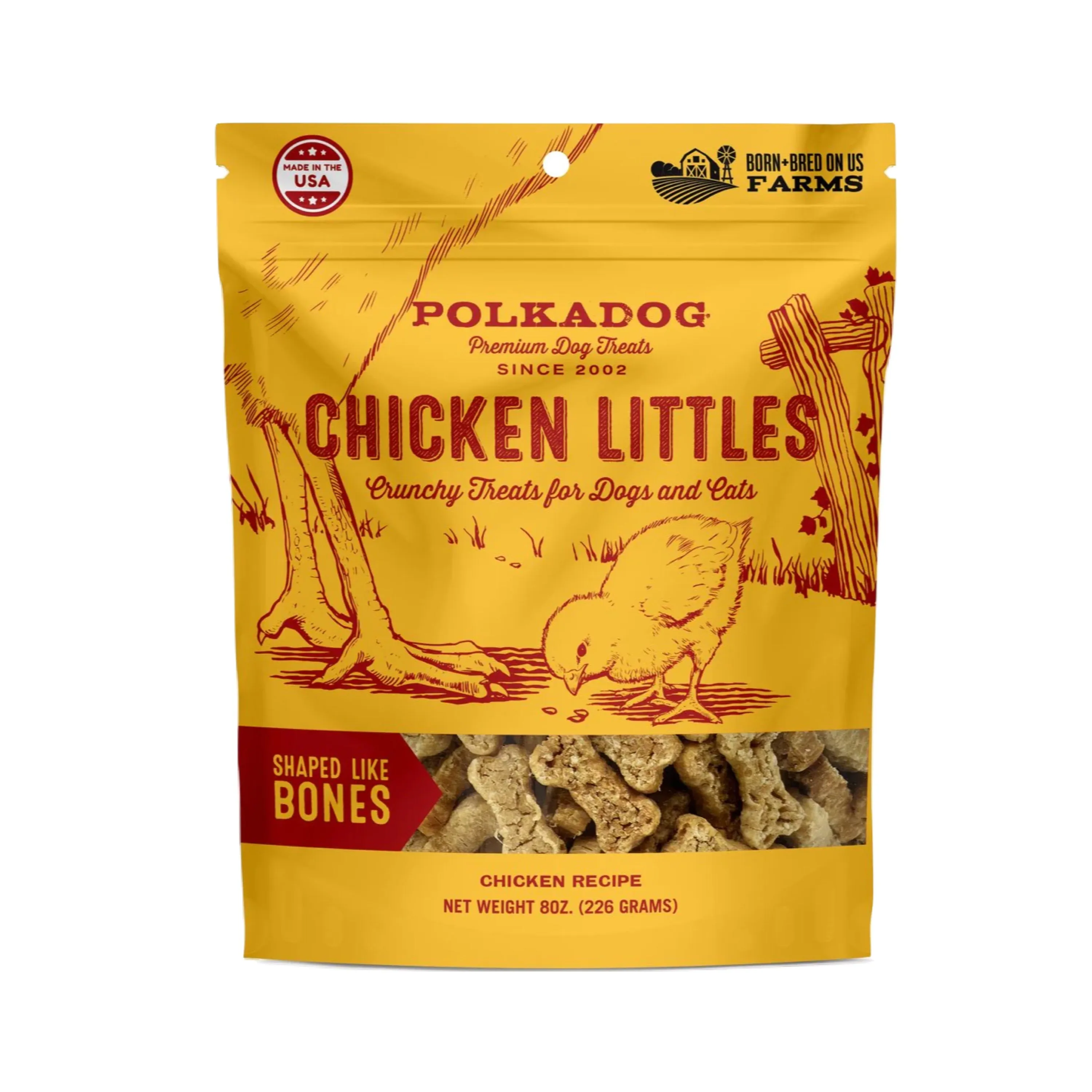 Polka Dog Chicken Littles (Bones) 8oz