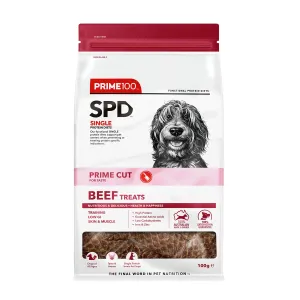 Prime100 SPD Cut Beef Dog Treats 100g