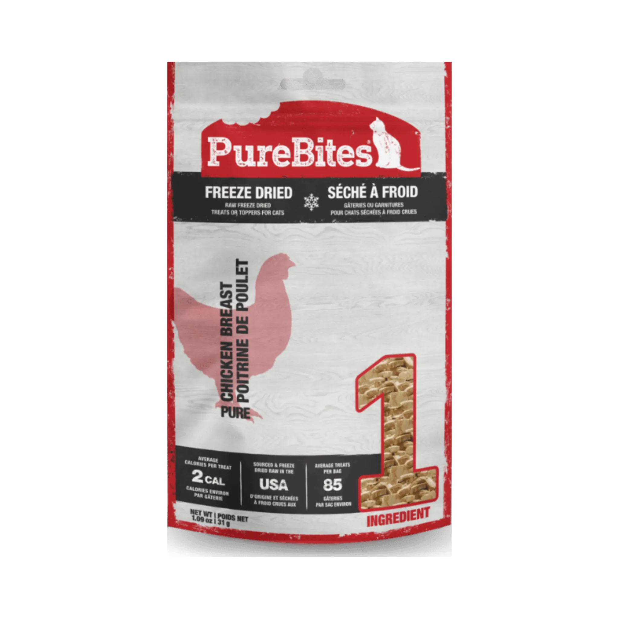 PureBites Freeze Dried Chicken Breast Cat Treats