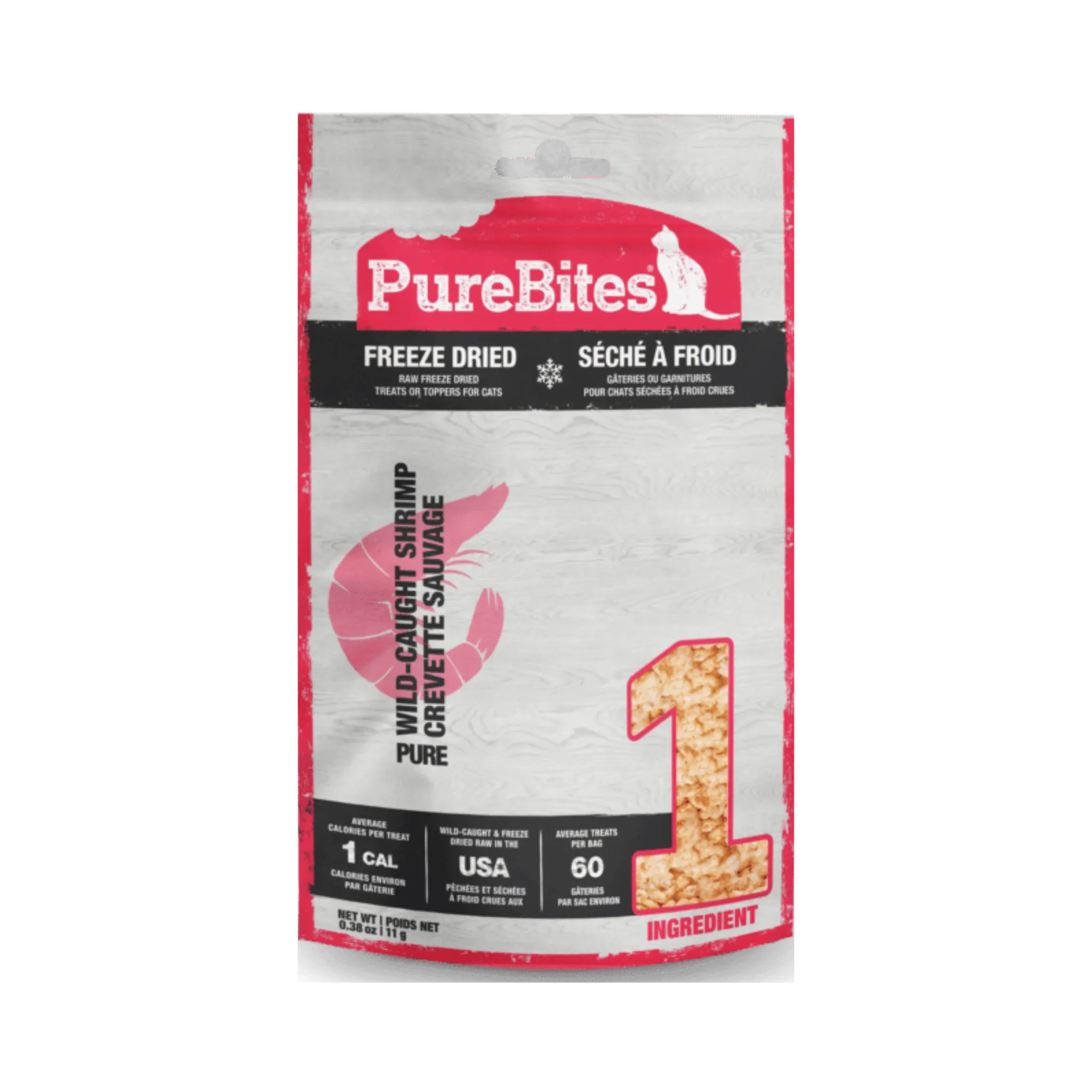 PureBites Freeze Dried Shrimp Cat Treats