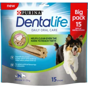 Purina Dentalife Oral Care Sticks Medium 15-Stick