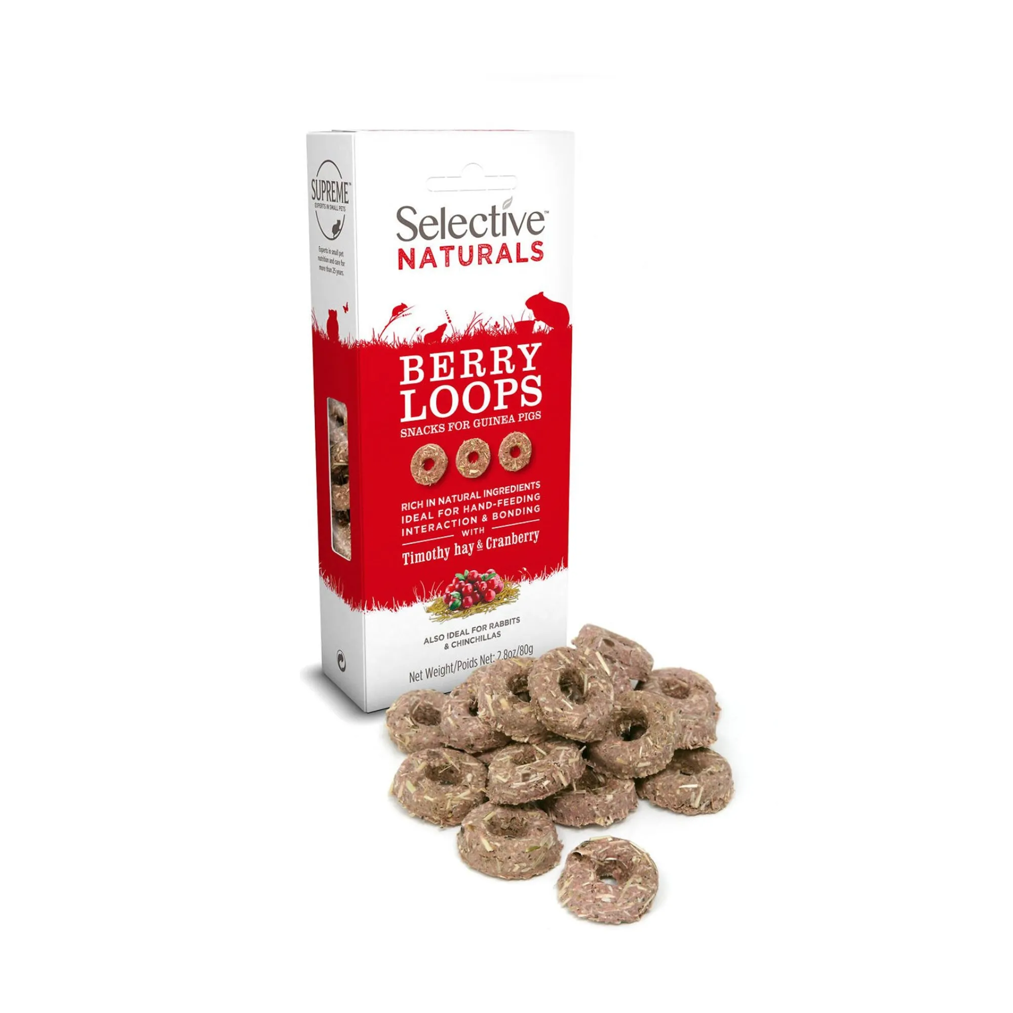 Selective Naturals Berry Loops Guinea Pig Treats 80g