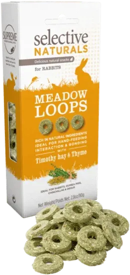 Selective Naturals Rabbit Rabbit Meadow Loops  - Case of 4