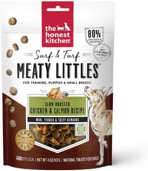 The Honest Kitchen Surf & Turf Meaty Littles Chicken & Salmon Treats for Dogs