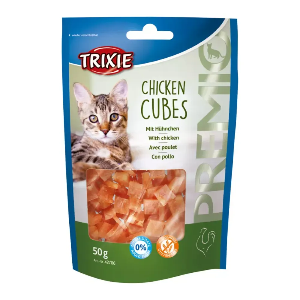 Trixie Premio Chicken Cubes Cat Treats