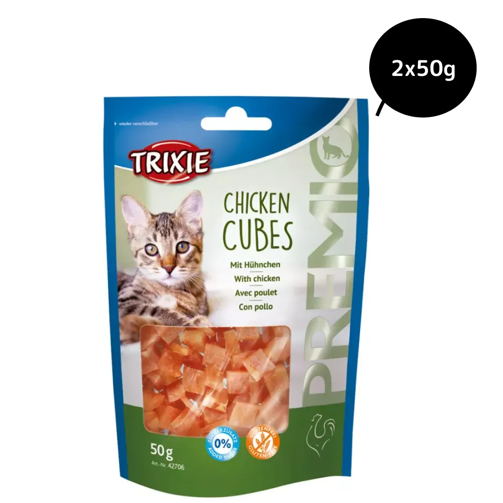 Trixie Premio Chicken Cubes Cat Treats