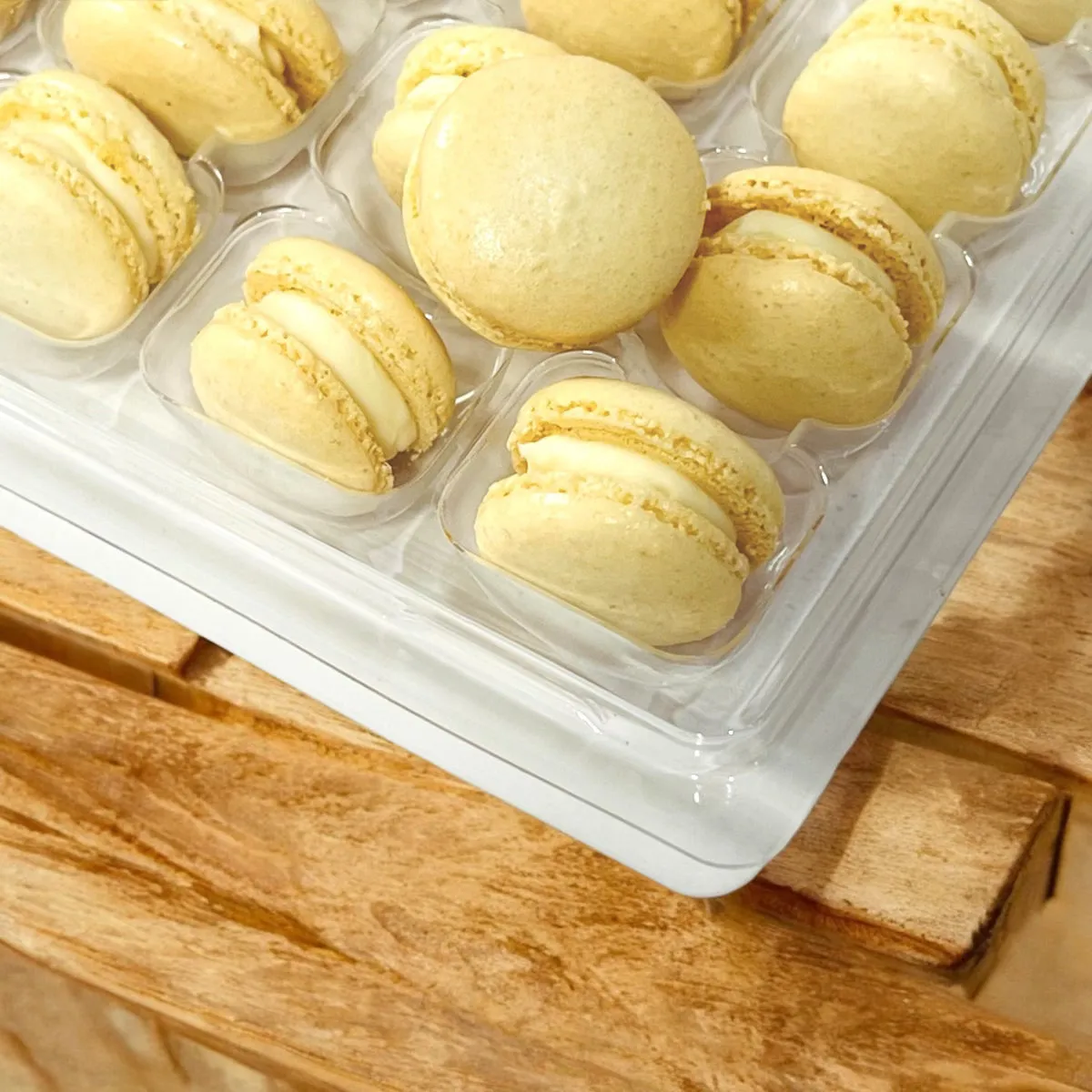 Vanilla Mini Macarons - Perfect for Decorating Cupcakes, Cakes, Ice Cream, and More!