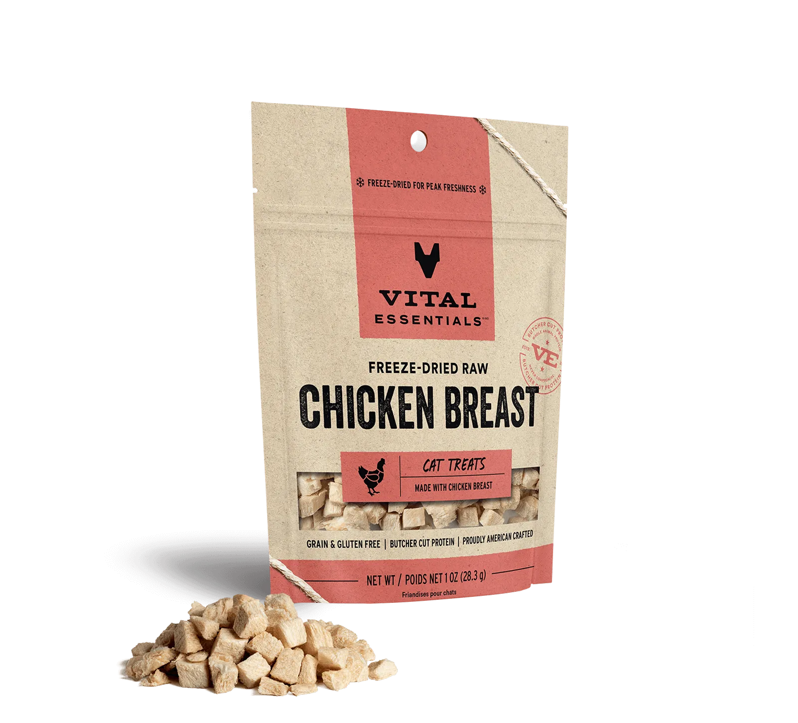 Vital Essentials Freeze-Dried Chicken Breast Cat Treats