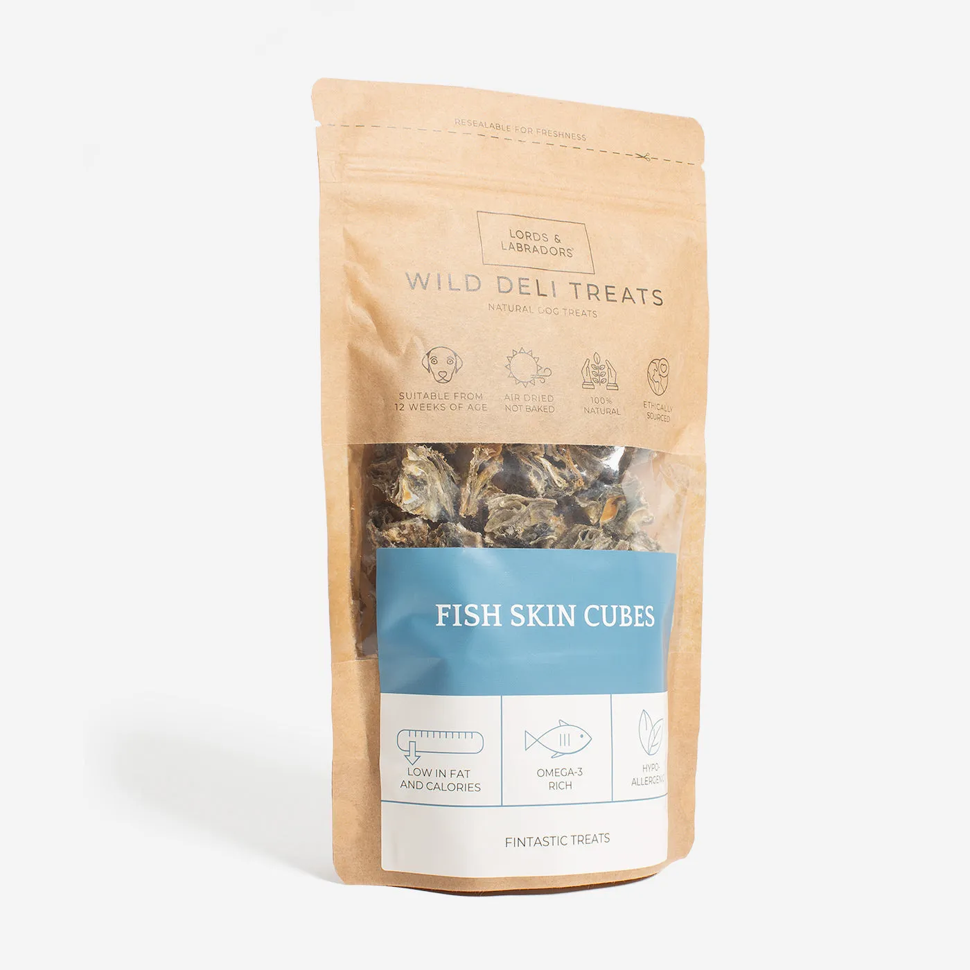 Wild Deli Fish Skin Cubes Treats