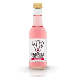 Woof & Brew Posh Pooch Wine for Dogs Barker Bay - Rose 250ml