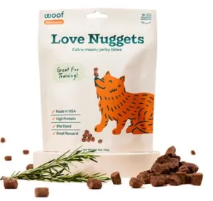 Woof Pet Beef Love Nuggets 5 oz