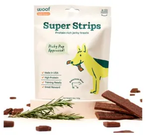 Woof Pet Beef Super Strips 5 oz