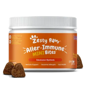 Zesty Paws Dog Aller-Immune Mini Bites Lamb 90soft chews