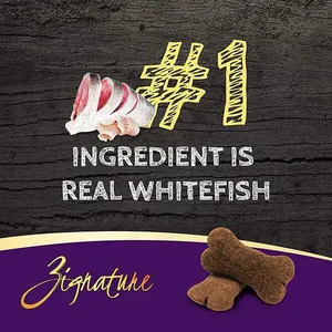 Zignature Ziggy Bars Whitefish Formula Crunchy Dog Treats 12oz